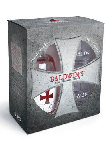 Baldwin's Premium Distilled Gin - Coffret cadeau